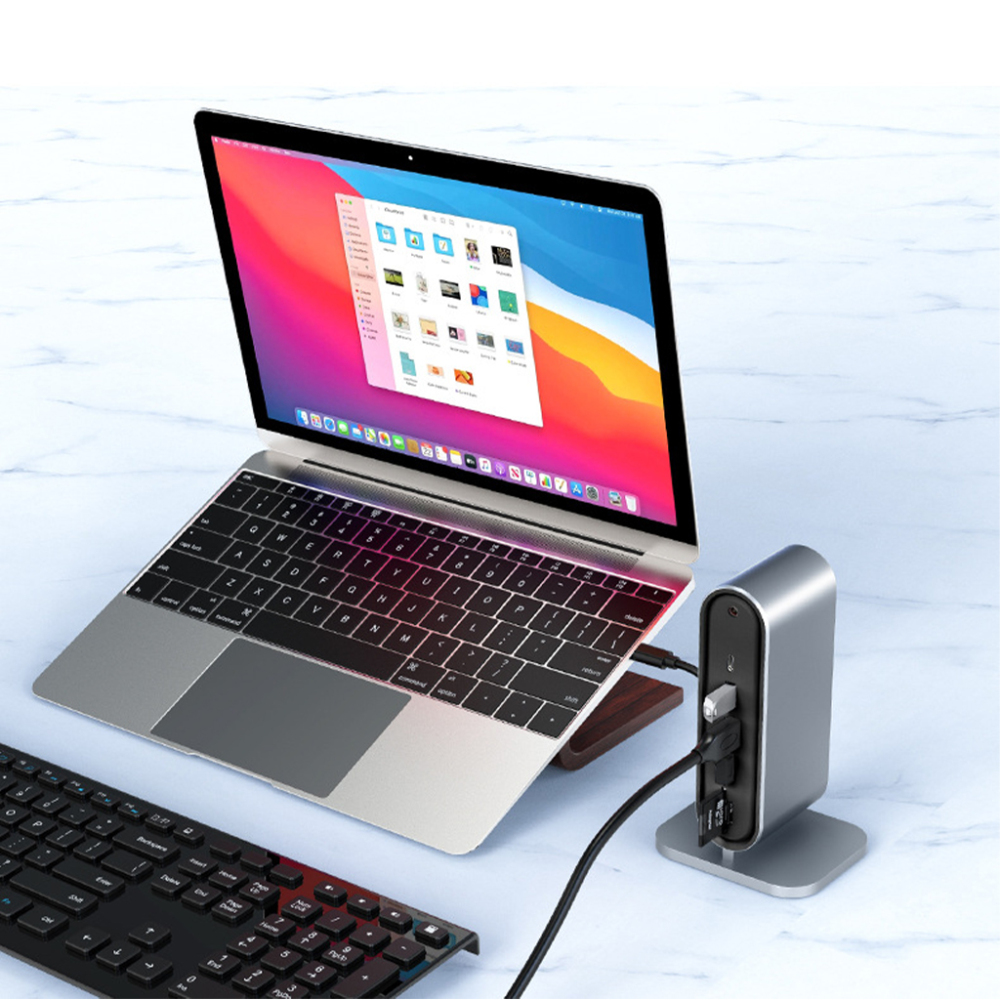 BDI 2201 12-in-1 USB-C Docking Station – 4K HDMI Multiport Hub with PD 100W