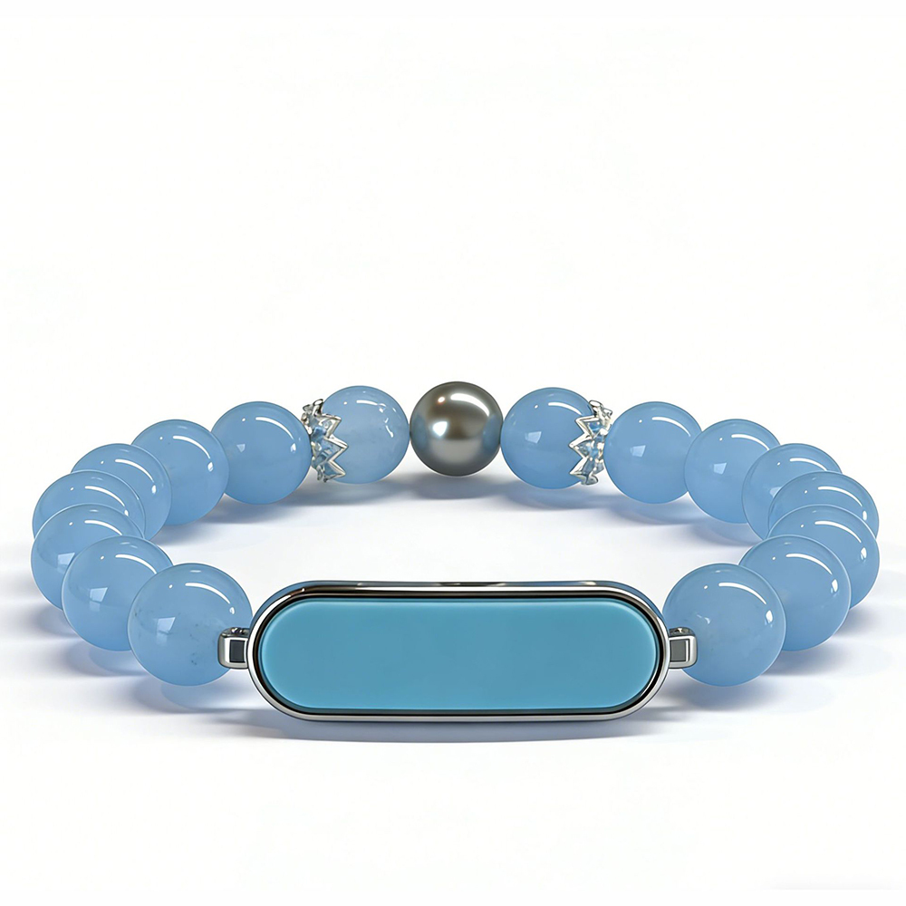 BDI BQ2 Smart Crystal Bracelet – Dual-Chip Health Monitoring with Sleep Tracking