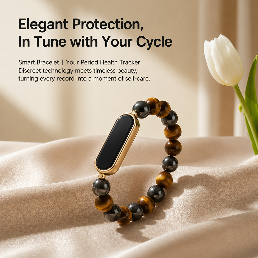 BDI BQ2 Smart Crystal Bracelet – Dual-Chip Health Monitoring with Sleep Tracking