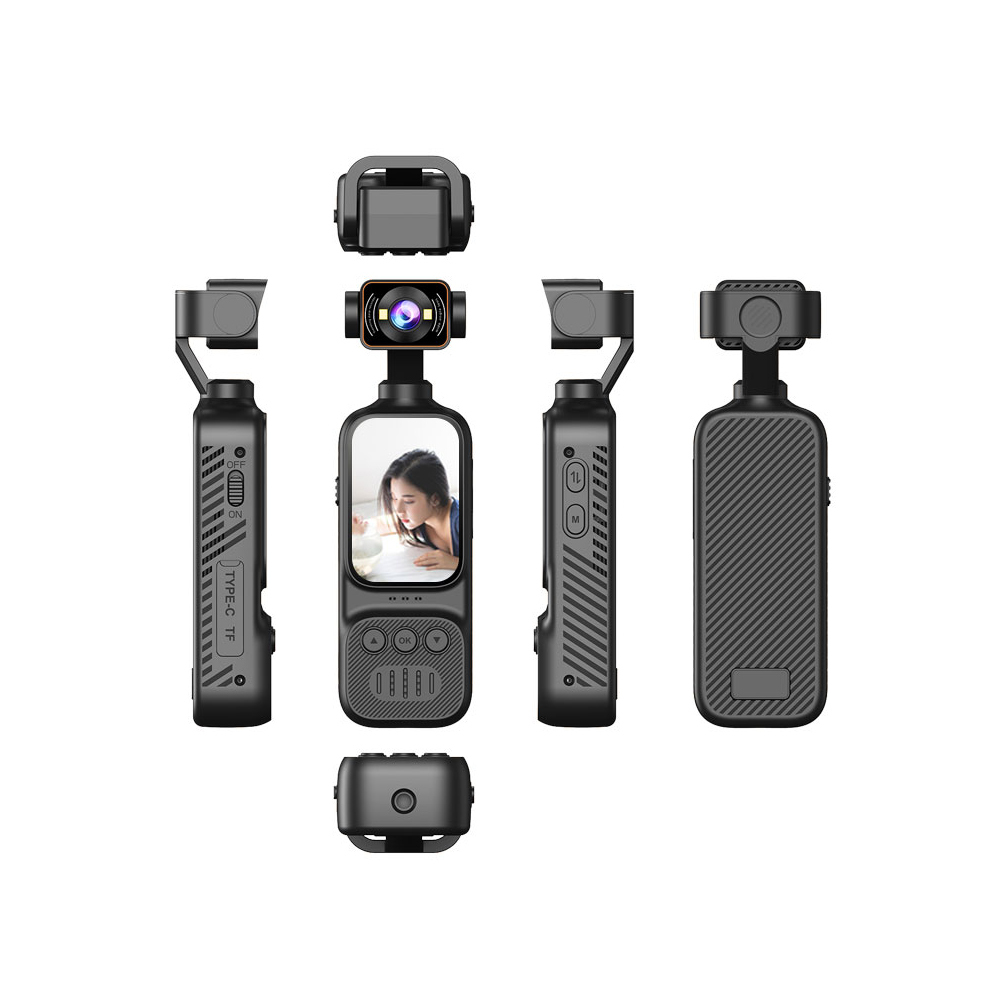 BDI H3 Pocket Camera – 2K Rotating Lens Mini Digital Camera with AF Auto Focus