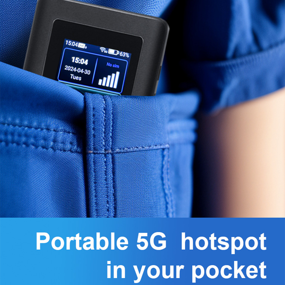 BDI M2A 5G Mobile Wi-Fi – Android 11 Touchscreen Portable Hotspot with Dual-Band Wi-Fi