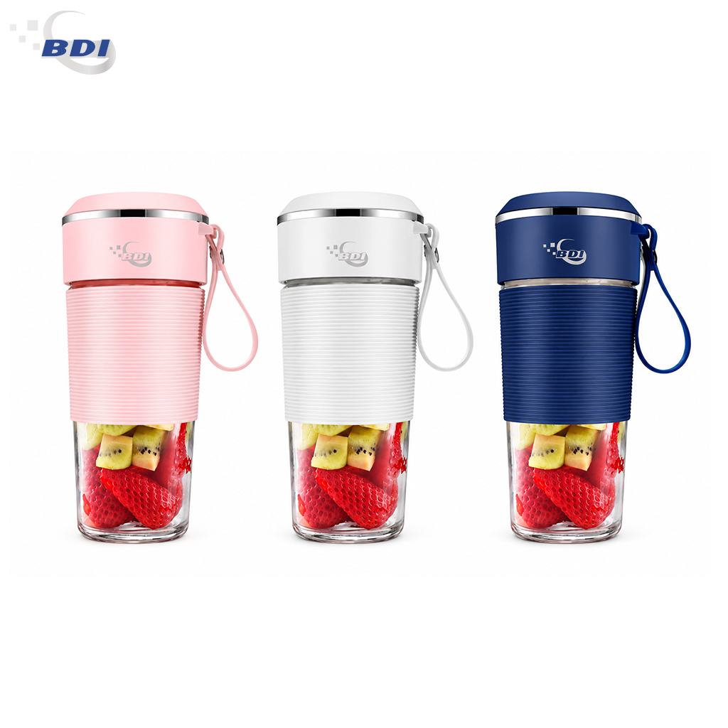 BDI Portable Juice Blender Cup with 6 Blades Ice Crusher & USB Rechargeable SJ002