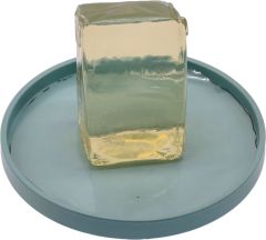 Hot melt pressure-sensitive adhesive for bonding beverage bottle labels