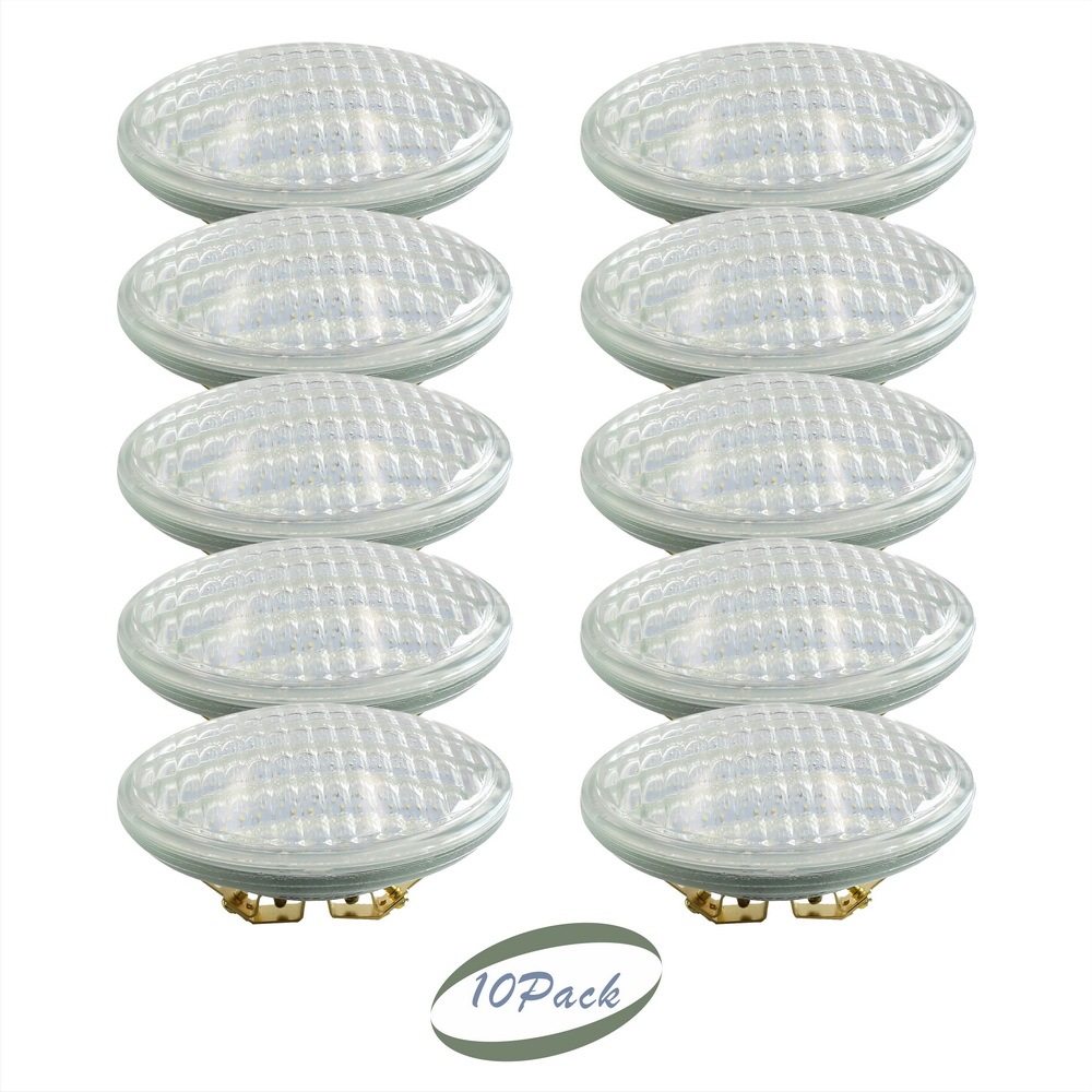 Glass LED PAR36 Light Bulb Flood 9 Watts  AC/DC 12 Volts IP67 Waterproof