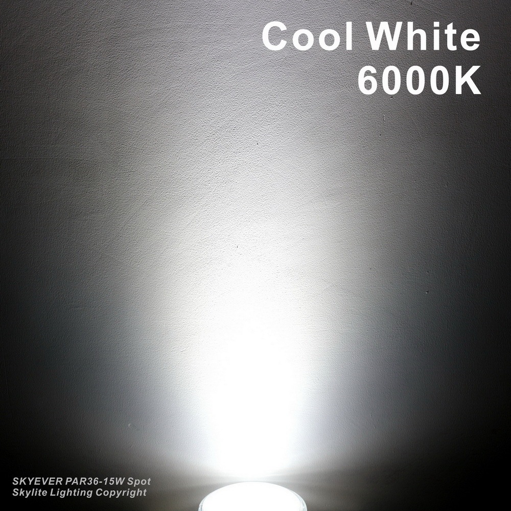 Glass LED PAR36 Light Bulb Spot 15W  AC/DC 12V-24V IP67 Waterproof