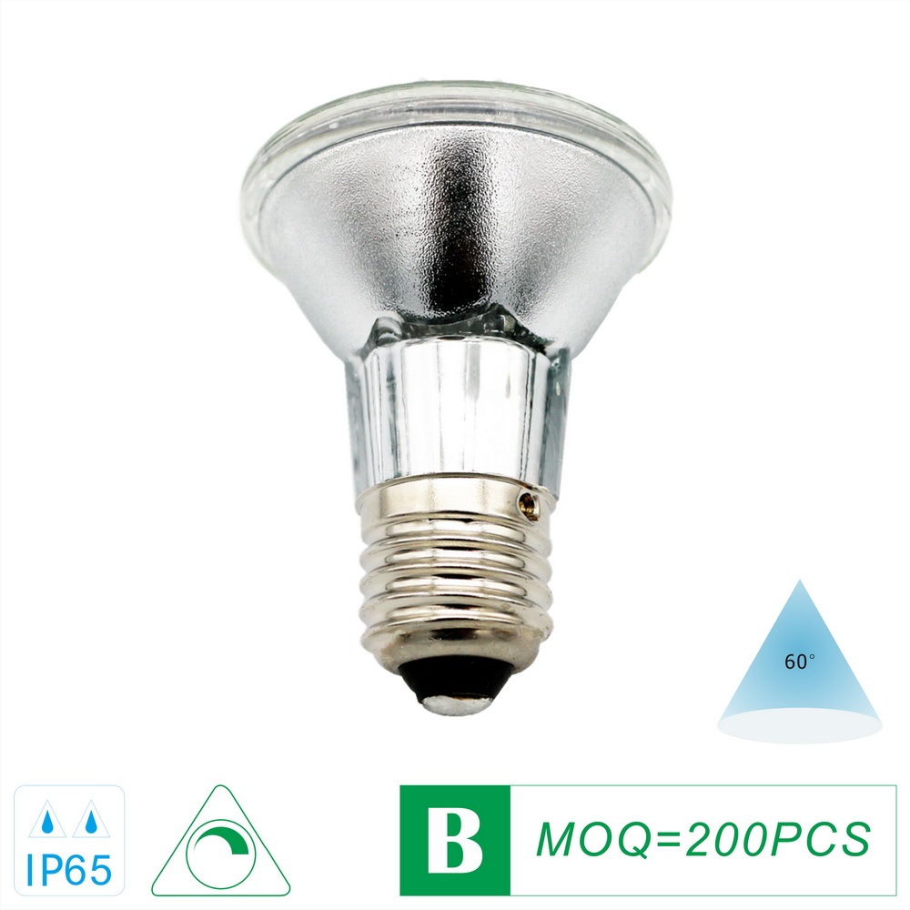 Glass LED PAR20 Spot Lamp Bulb COB 9W  110V/220V E26/E27 IP65 Housing Dimmable