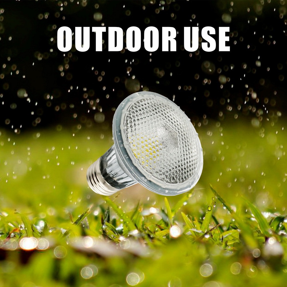 Glass LED PAR20 Spot Lamp Bulb COB 9 Watts  110V/220V E26/E27 IP65 Housing Dimmable