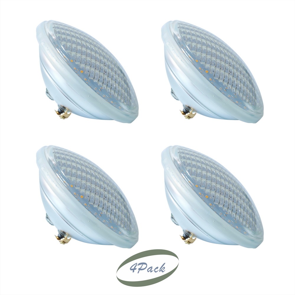 Glass LED PAR56 Underwater Light Bulb Flood 15 Watts AC/DC 12 Volts IP68 Waterproof