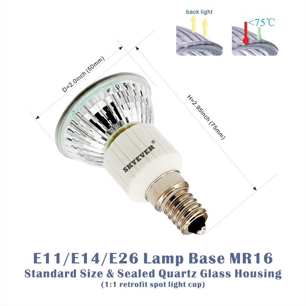 Glass LED JDR Spot Lamp Cup  COB 5W 110V/220V E11/E14/E26/E27 Dimmable