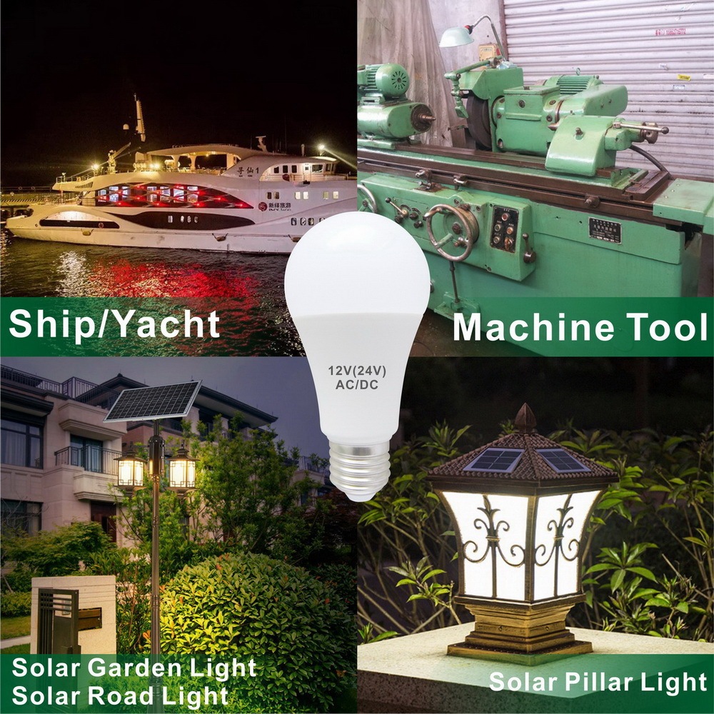 Low Voltage LED Light Bulb A60(A19)  8W AC/DC 12V/24V E26/E27