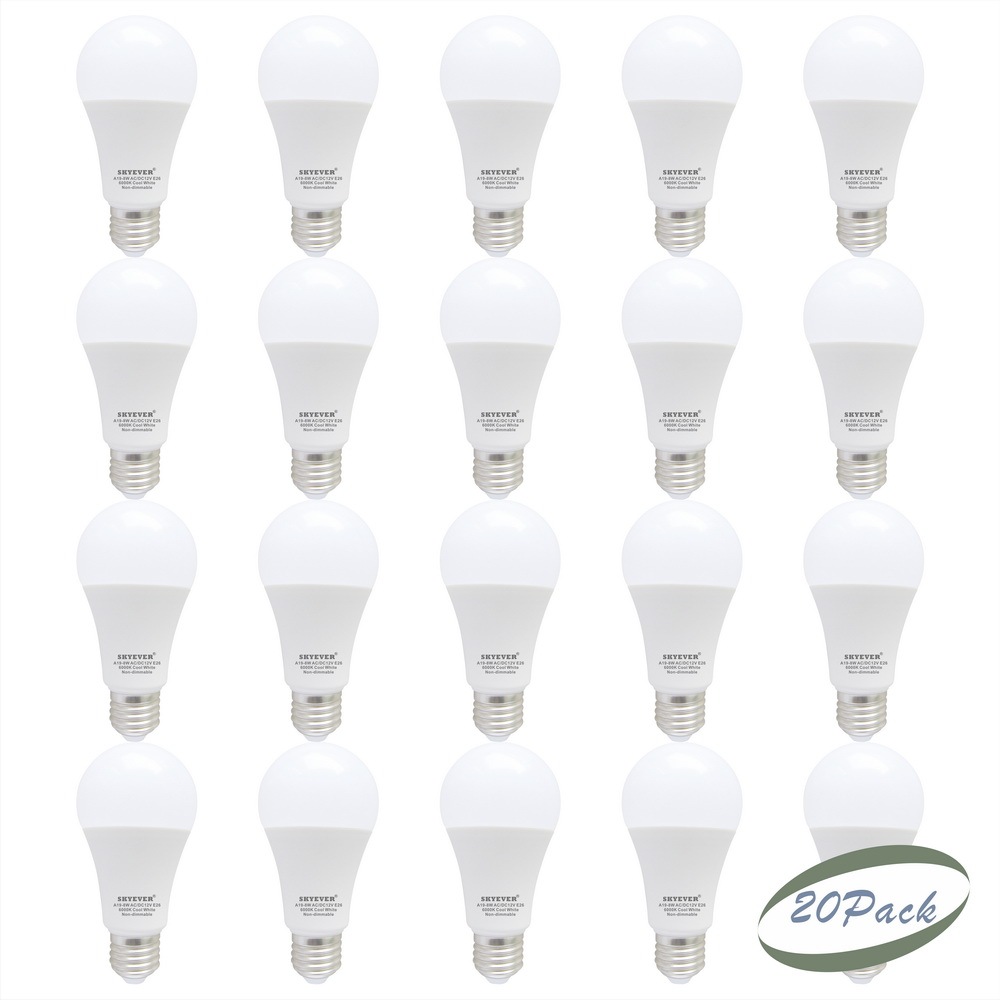 Low Voltage LED Lamp Bulb A60(A19)  8 Watts AC/DC 12/24 Volts E26/E27