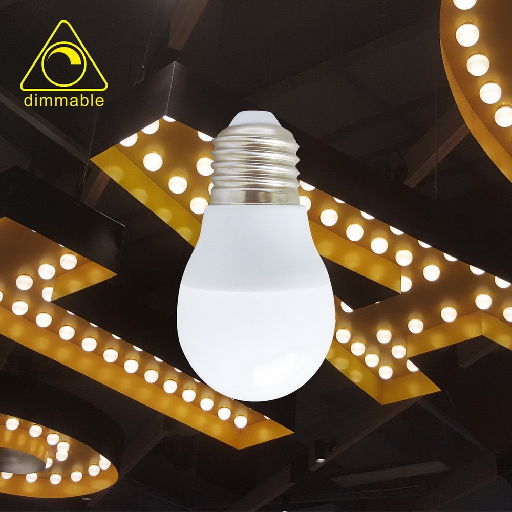 Global LED Bulb G45/P45 (G14) 6W Dimmable E26/E27/E12/E14