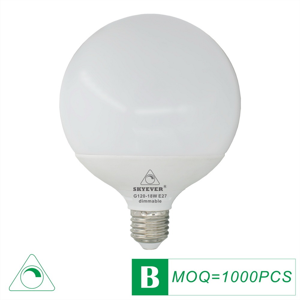 Dimmable LED Global Bulb G95(G30)/G120(G40) 15W/18W 120V/230V E26/E27