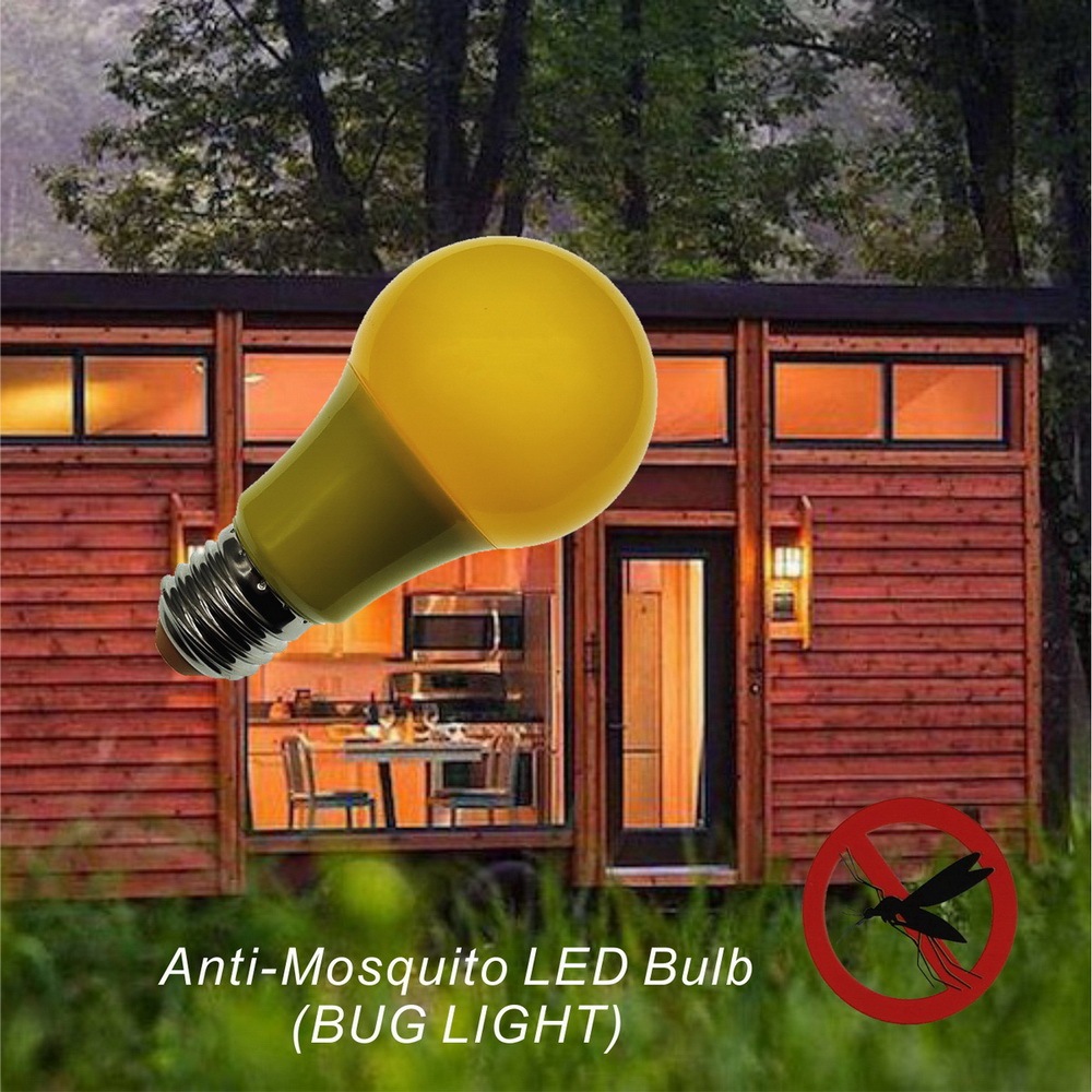 Anti-Mosquito LED Light Bulb A60(A19) 7W AC85-265V E26/E27