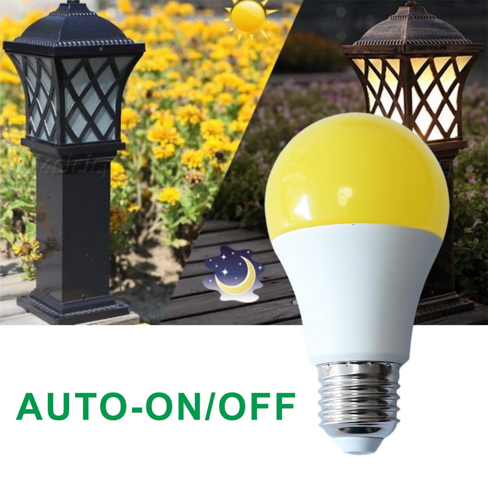 Sensor LED Light Bulb (light sensor) A60(A19) 7 Watts AC100V-240V E26/E27