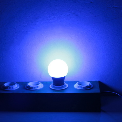 UV Black LED Lamp Bulb A60(A19) 6W RGBW 100V-240V E26/E27
