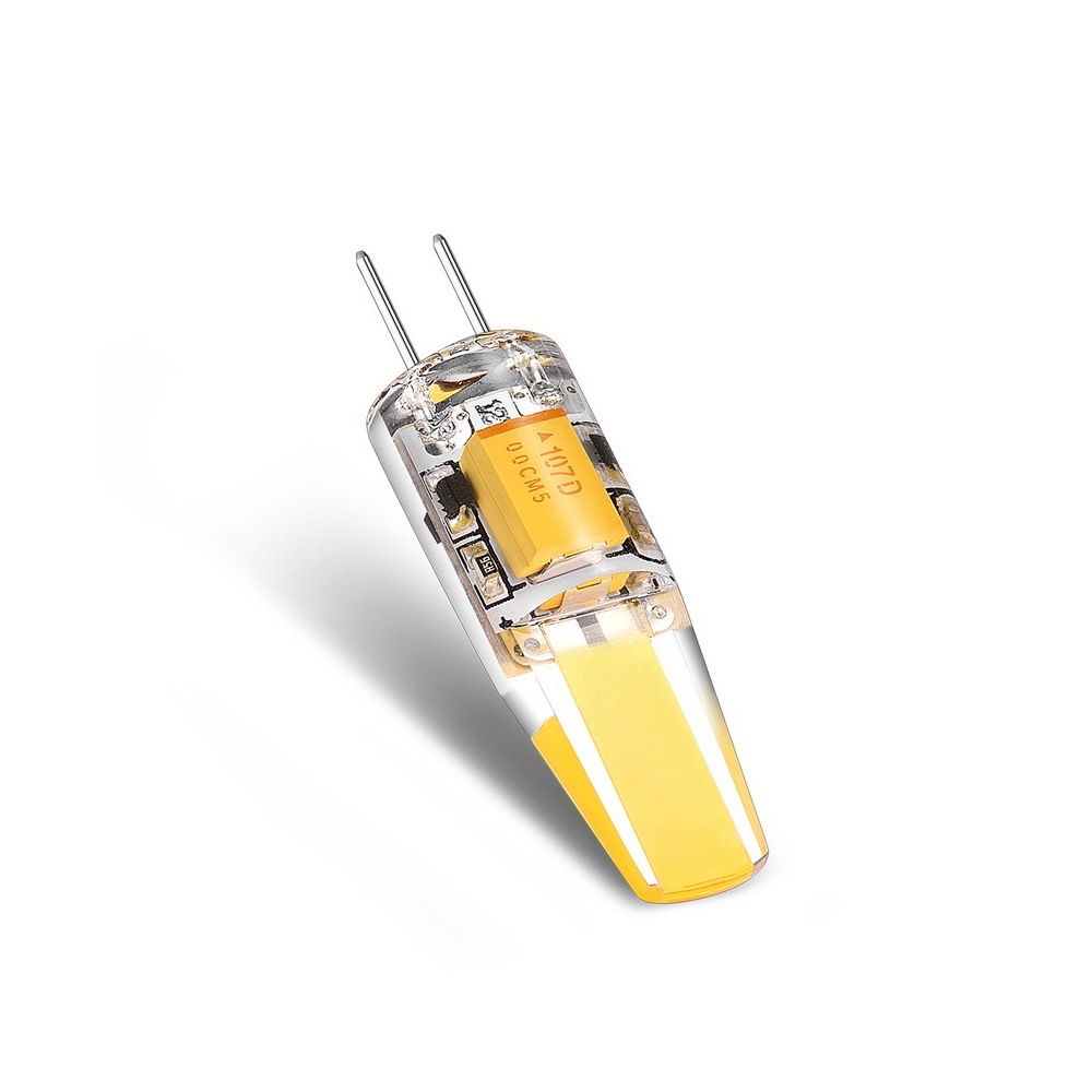 Silica Gel LED JC/G4 Light Bulb COB1505 AC/DC 12 Volts