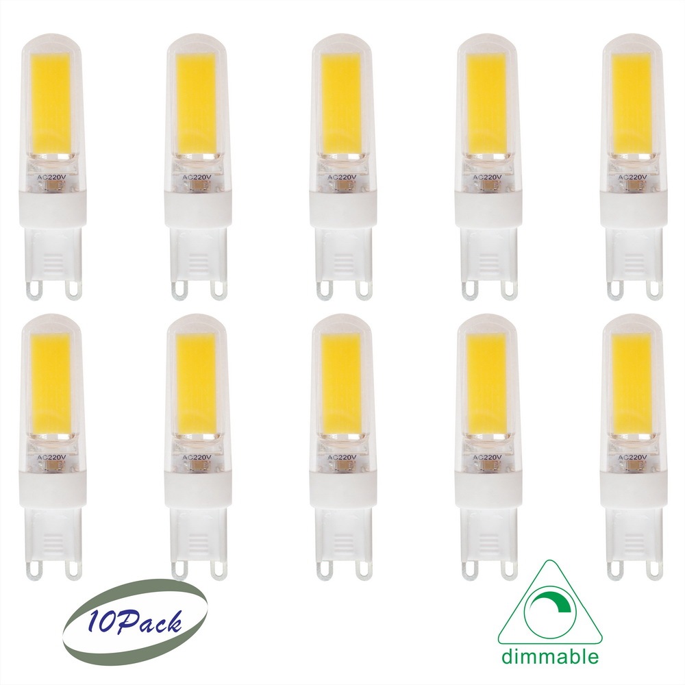 PC LED G9/G4 Light Bulb COB2609 110V/220V 5W Dimmable