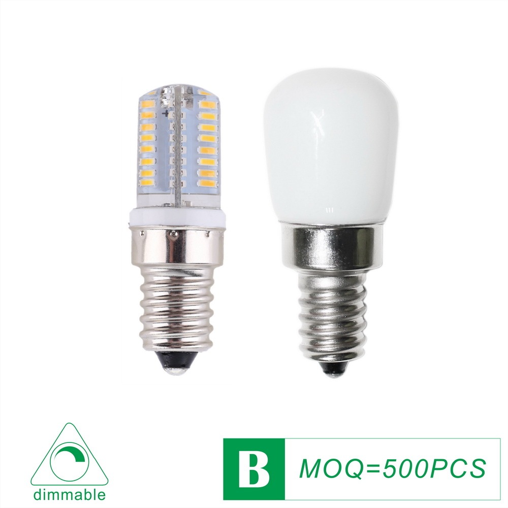 Silica Gel/PC E12/E14 LED Icebox Bulb 64SMD3014 110V/220V 3W Dimmable