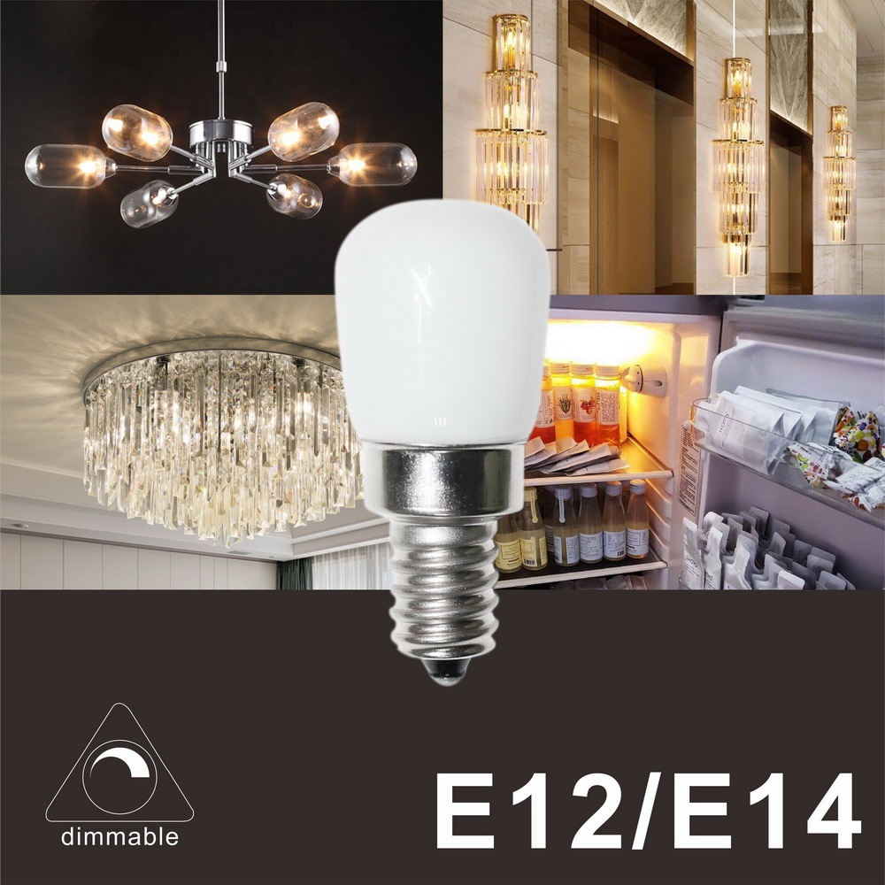 Silica Gel/PC E12/E14 LED Icebox Bulb 64SMD3014 110V/220V 3W Dimmable