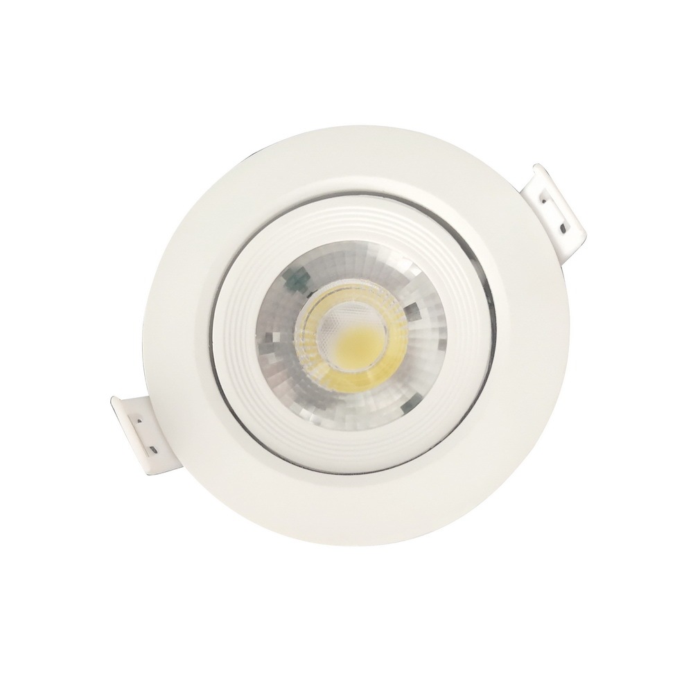 Plastic-Aluminum LED Downlight Spot 2 INCH 7W AC100-240V Rotatable