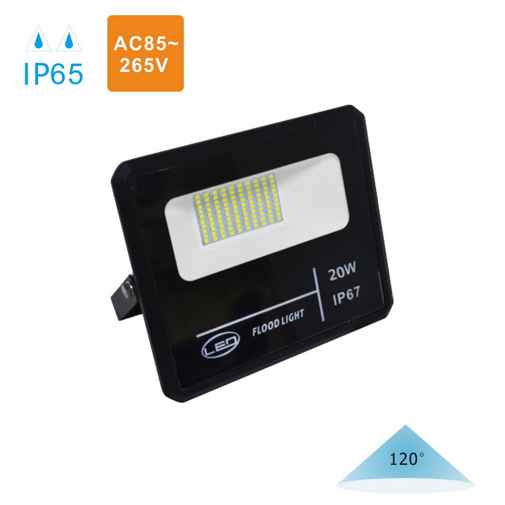 Super Thin Aluminum LED Flood Light AC85-265V SMD 20W/30W IP65