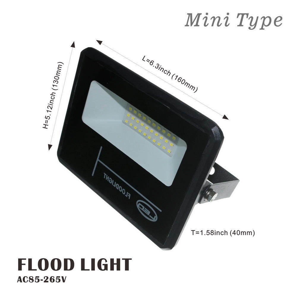 Super Thin Aluminum LED Flood Light AC85-265V SMD 20W/30W IP65