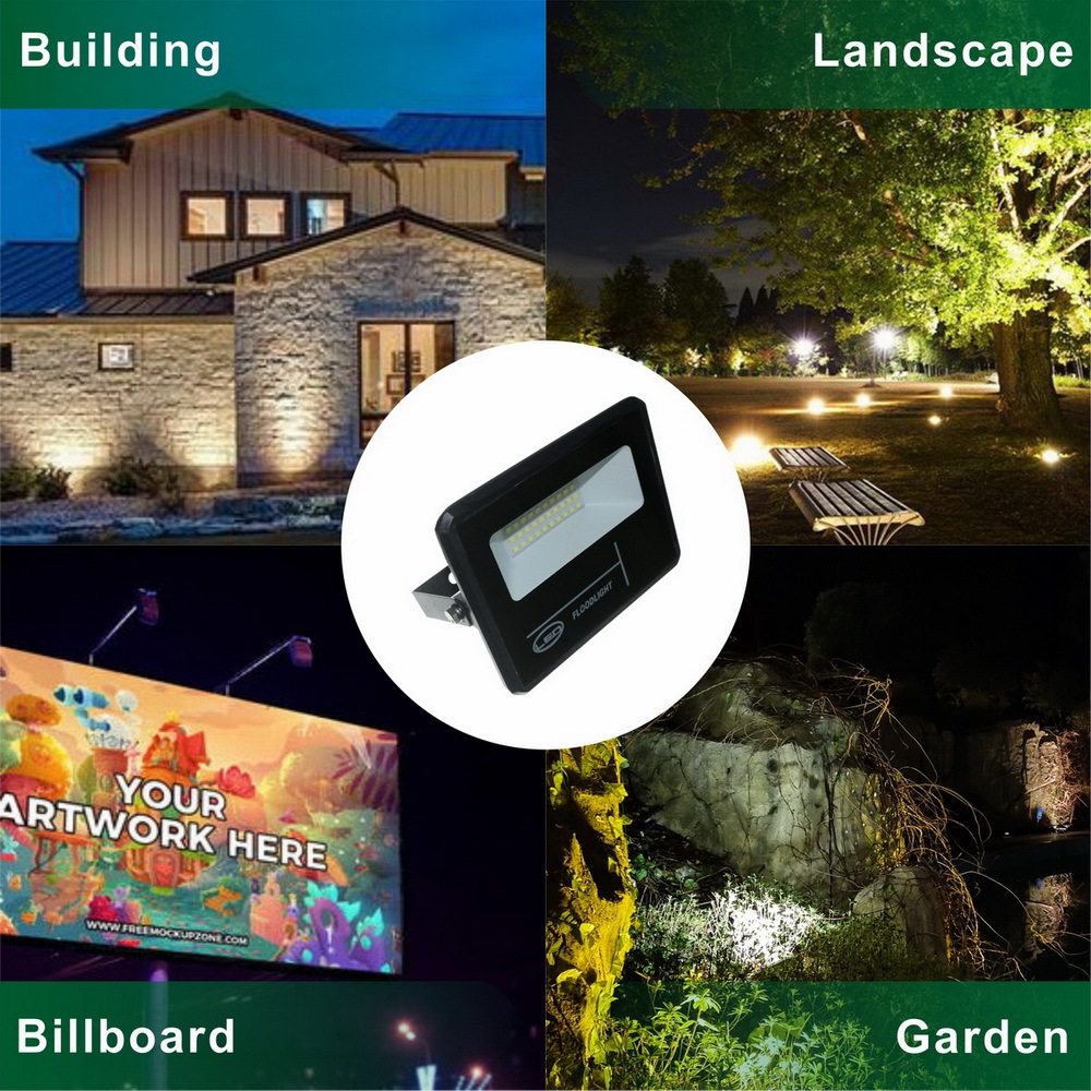Super Thin Aluminum LED Flood Light AC85-265V SMD 20W/30W IP65