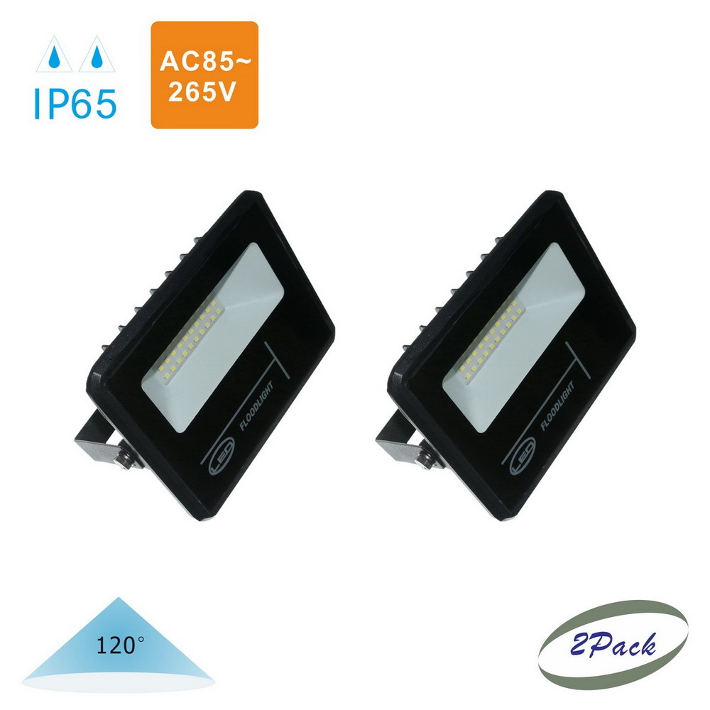 Super Thin Aluminum LED Flood Light AC85-265V SMD 20W/30W IP65