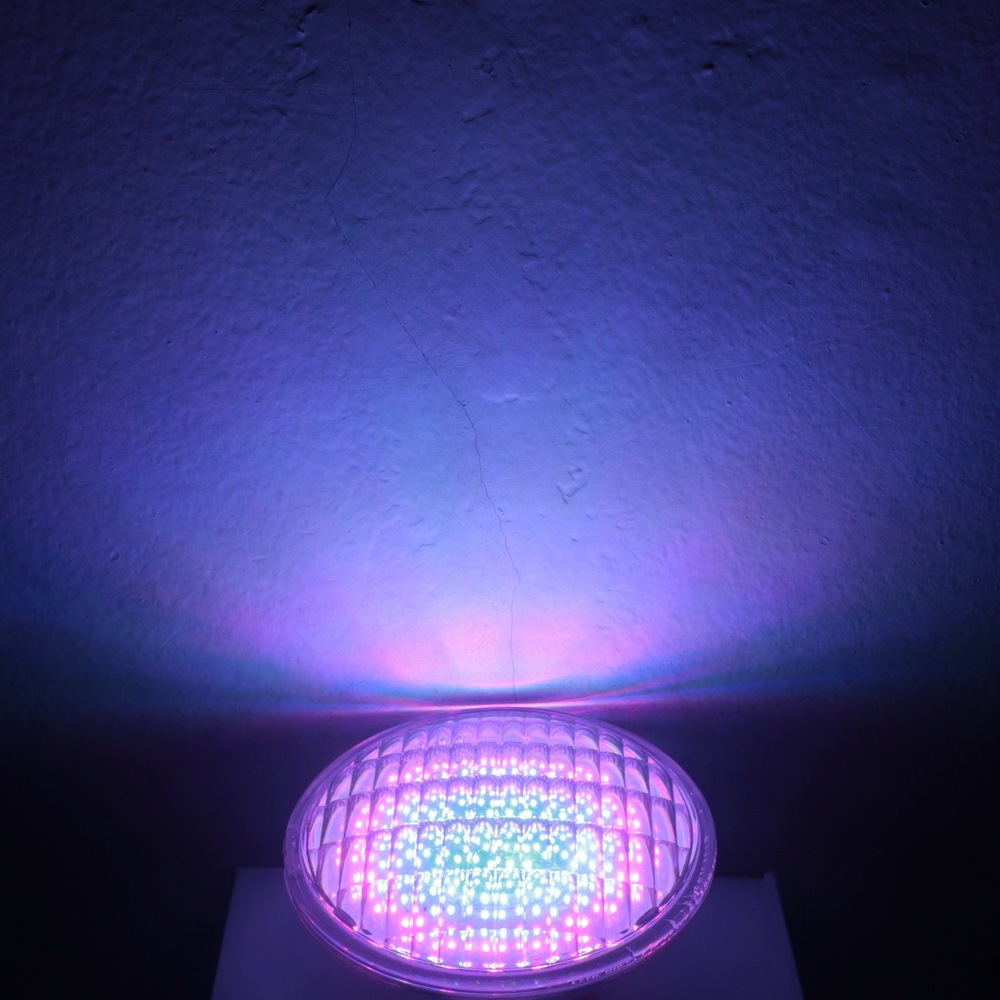 Glass LED PAR36 Light Bulb Flood 9 Watts AC/DC 12 Volts IP67 Waterproof RGB Color Change
