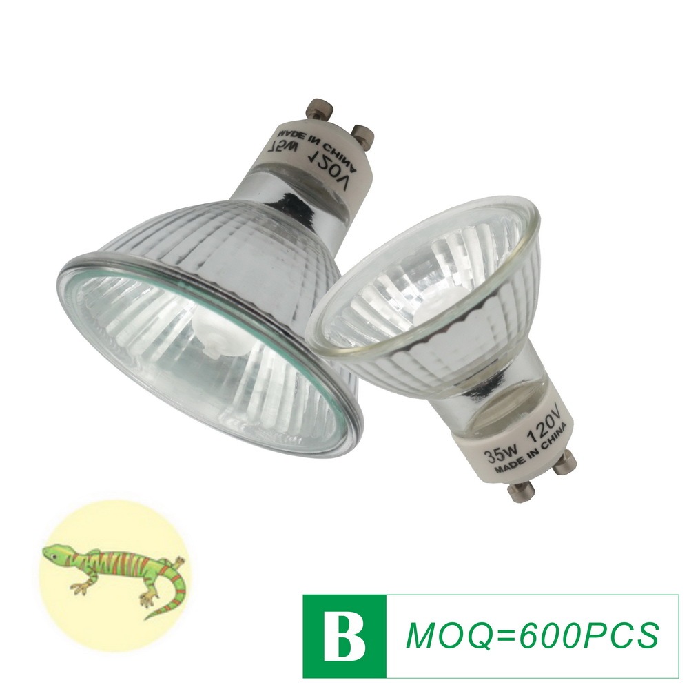 GU10 Halogen Spot Light Bulb 35W/50W (Terrarium Heating Lamp Bulb)