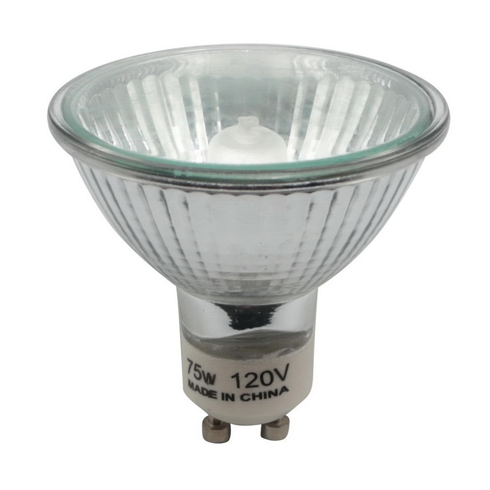 GU20 Halogen Spot Heating Bulb 75 Watts (Terrarium Heating Lamp Bulb) (4 Pack)