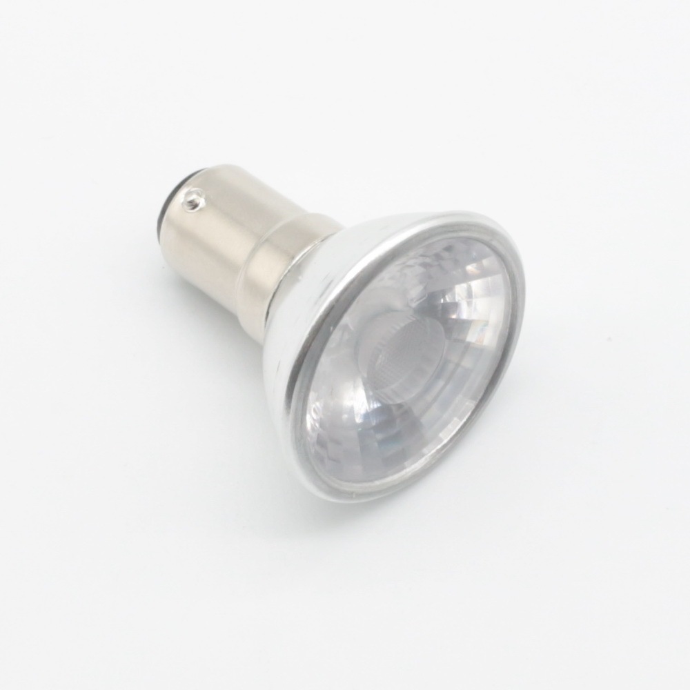 Aluminum LED AR37 Spot Light Bulb COB 2.5W AC/DC 12V BA15d with Lens