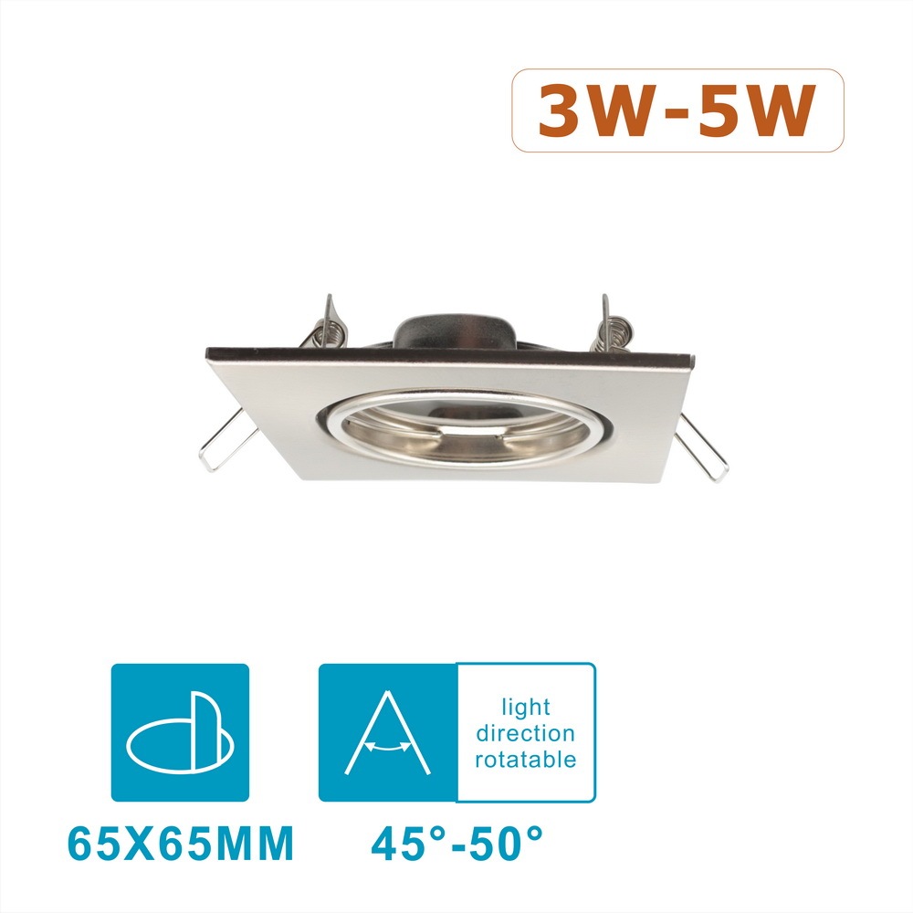 Iron Frame MR16/GU10 Downlight Fitting 2" DLF-002
