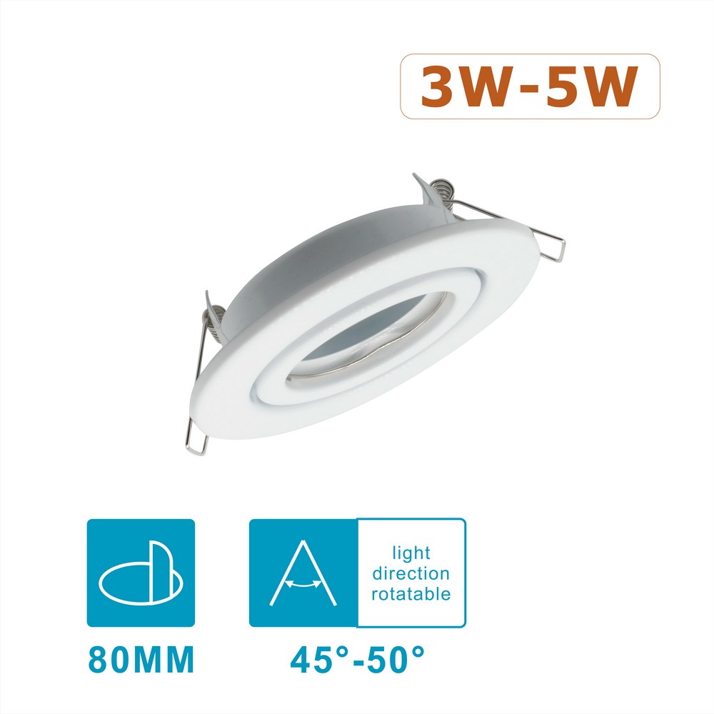 Iron Frame MR16/GU10 Downlight Fitting 2" DLF-004
