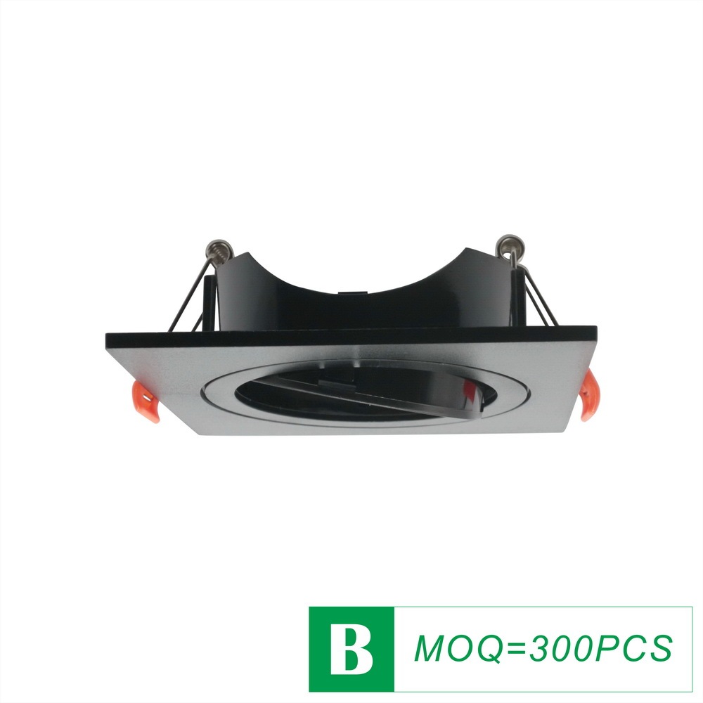 Plastic MR16/GU10 Downlight Fitting 2 INCH DLF-005