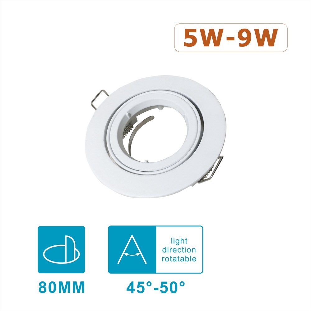 Aluminum MR16/GU10 Downlight Fitting 2" DLF-008
