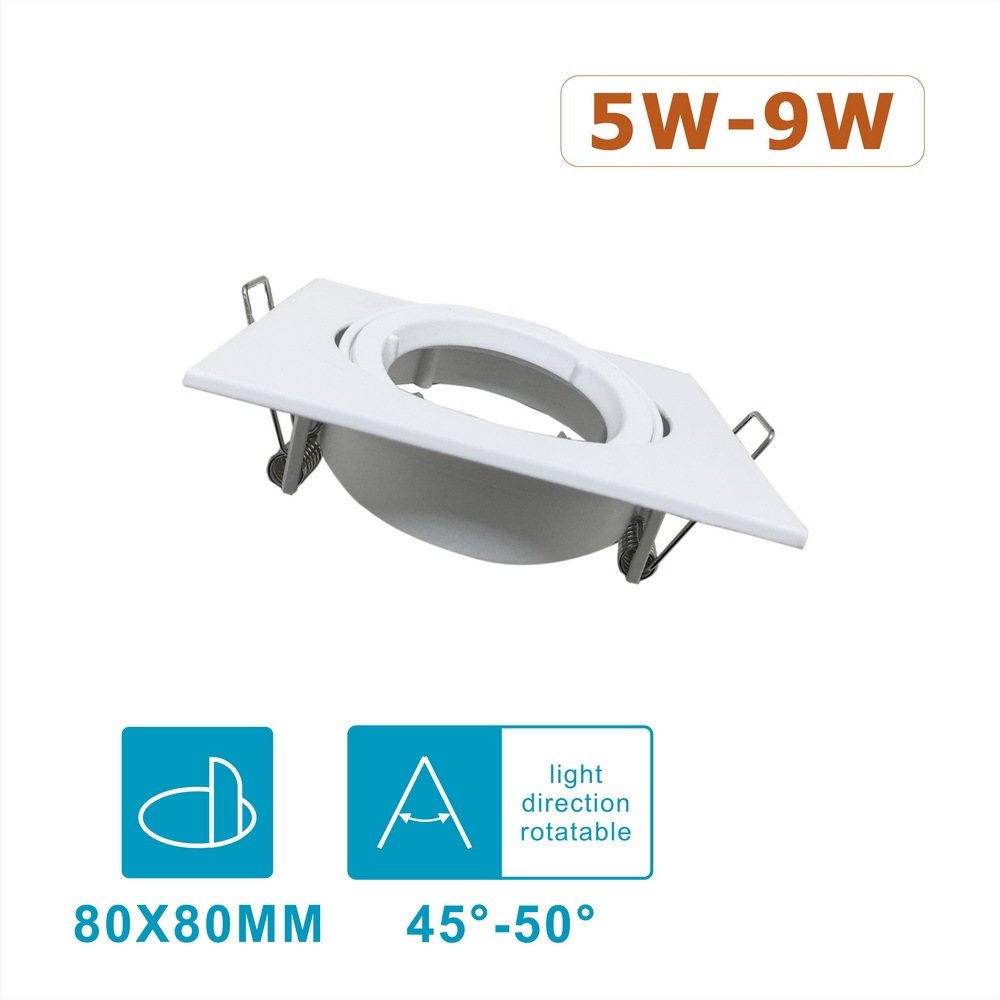 Aluminum MR16/GU10 Downlight Fitting 2" DLF-008