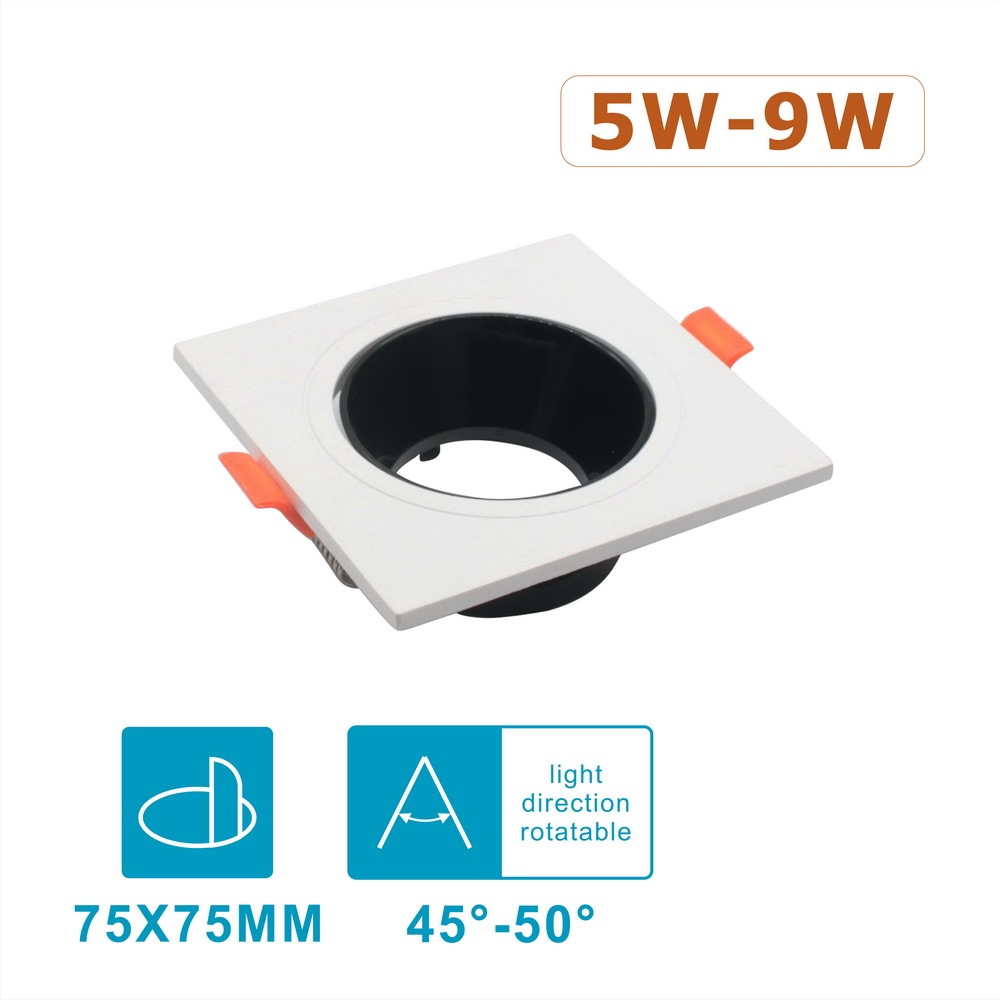 Aluminum MR16/GU10 Downlight Fitting 2" DLF-009