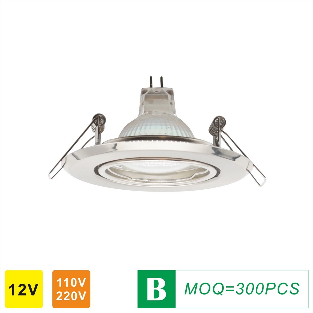 Detachable Spot LED Downlight Fixture 2 Inch MR16/GU10 COB 5 Watts (Iron Frame)