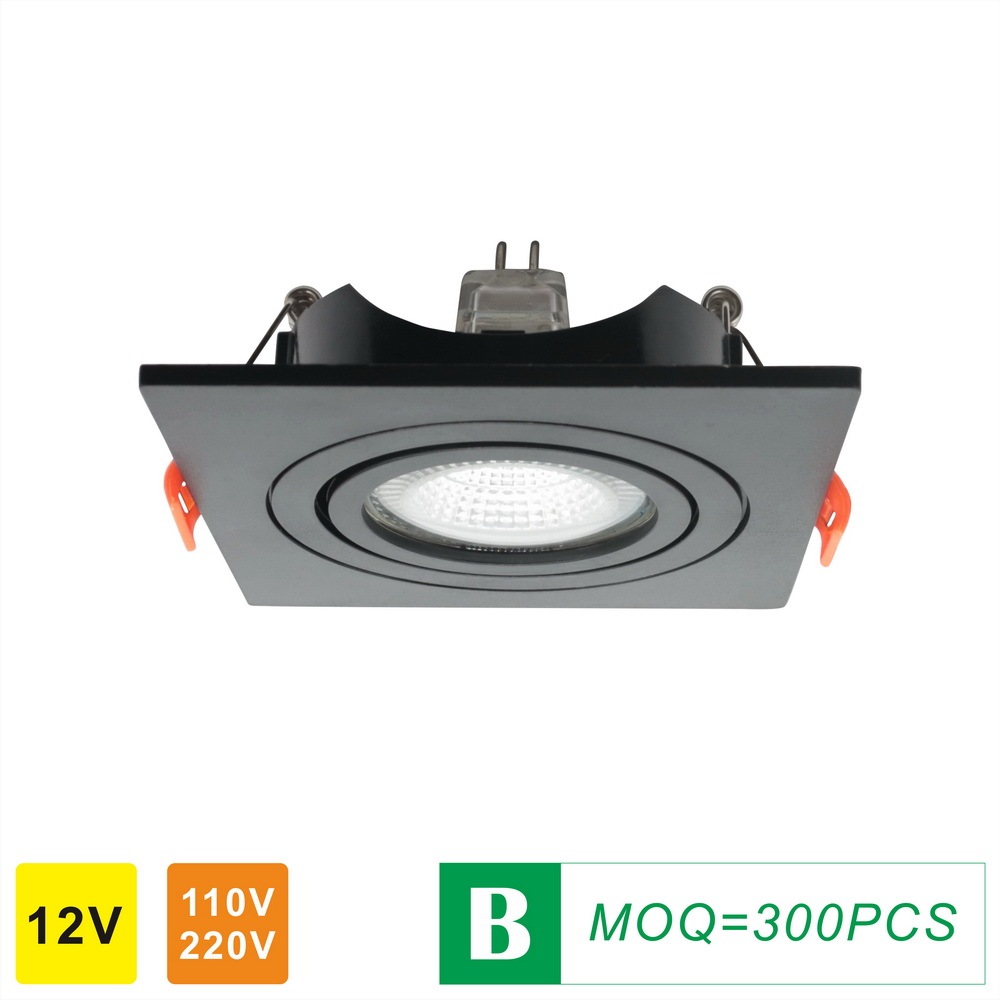 Detachable Spot LED Downlight Fixture 2 Inch MR16/GU10 COB 5 Watts (plastic Frame)