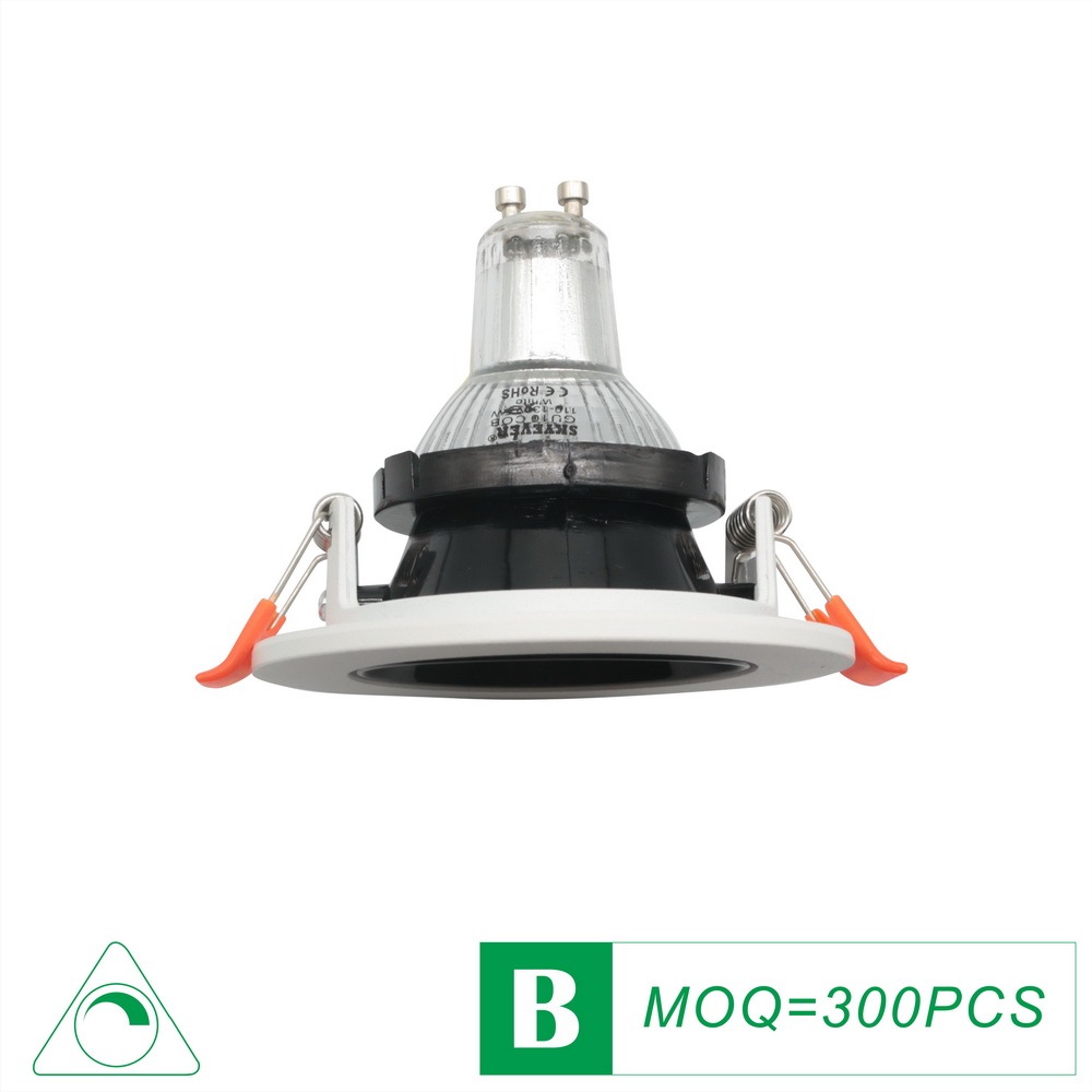 Detachable Spot LED Downlight Fixture 2 Inch MR16/GU10 COB 5 Watts (Aluminum Frame)