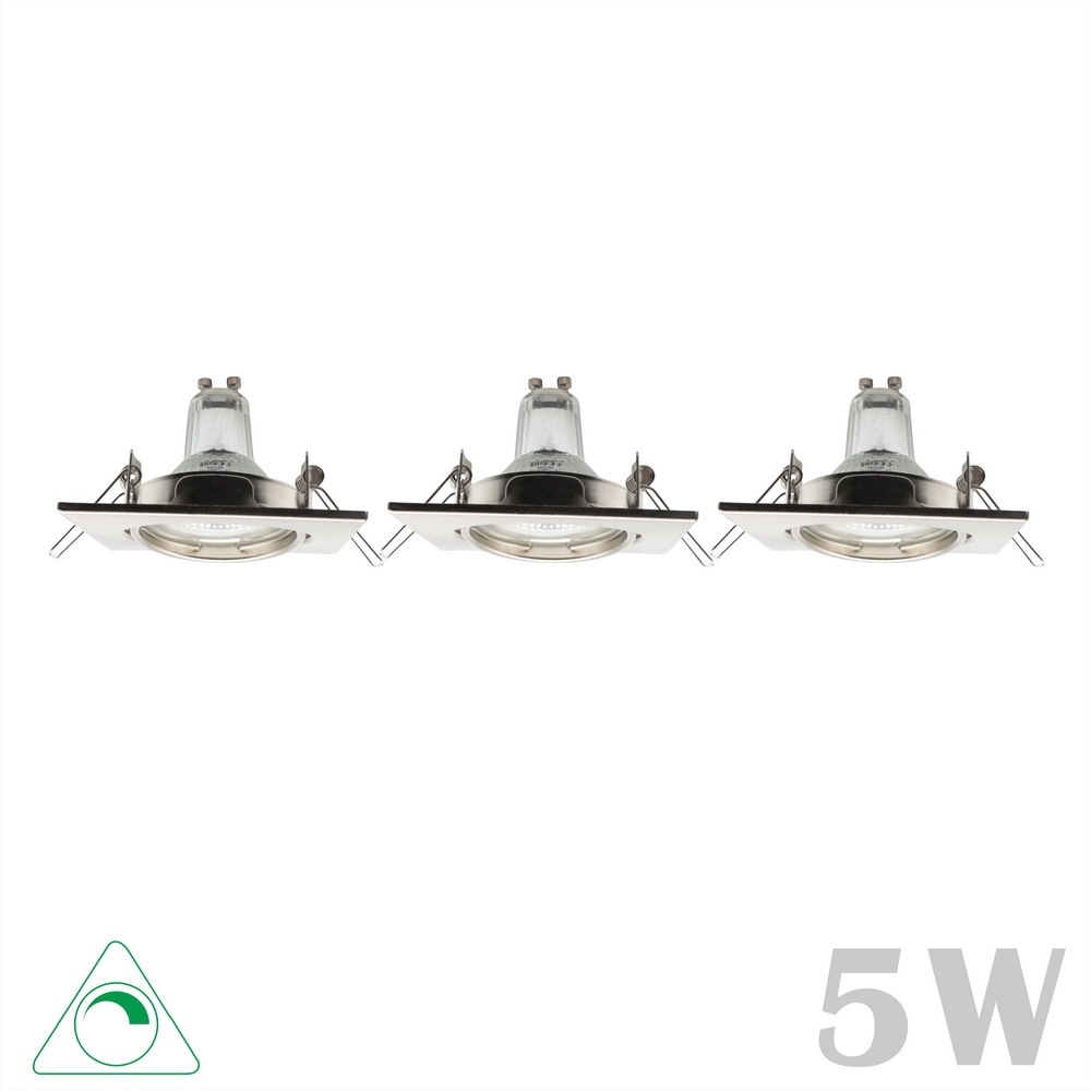 Detachable 2" Iron Spot LED Downlight MR16/GU10 COB 5W (square shape) (1/3 Pack)