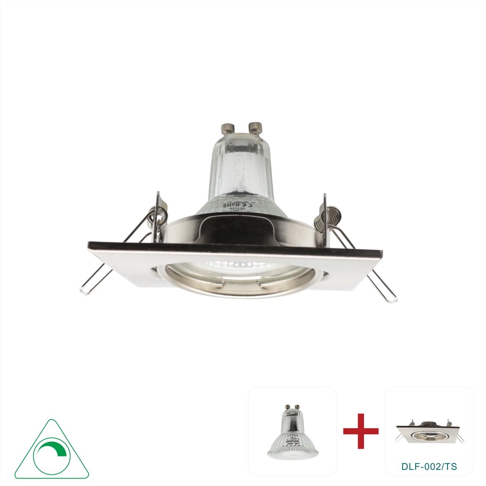 Detachable 2" Iron Spot LED Downlight MR16/GU10 COB 5W (square shape) (1/3 Pack)