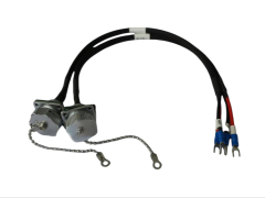 Dual Aviation Connector Cable