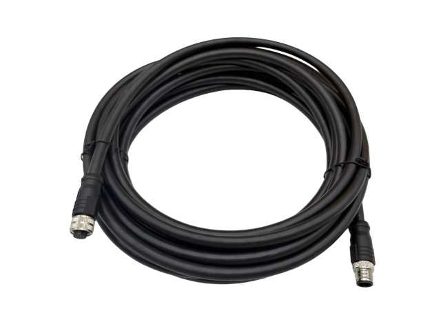 M12 4-Pin Male to Female Cable