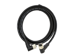 M12 8-Pin Right-Angle Cable