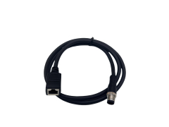 M12 to RJ45 Industrial Ethernet Cable