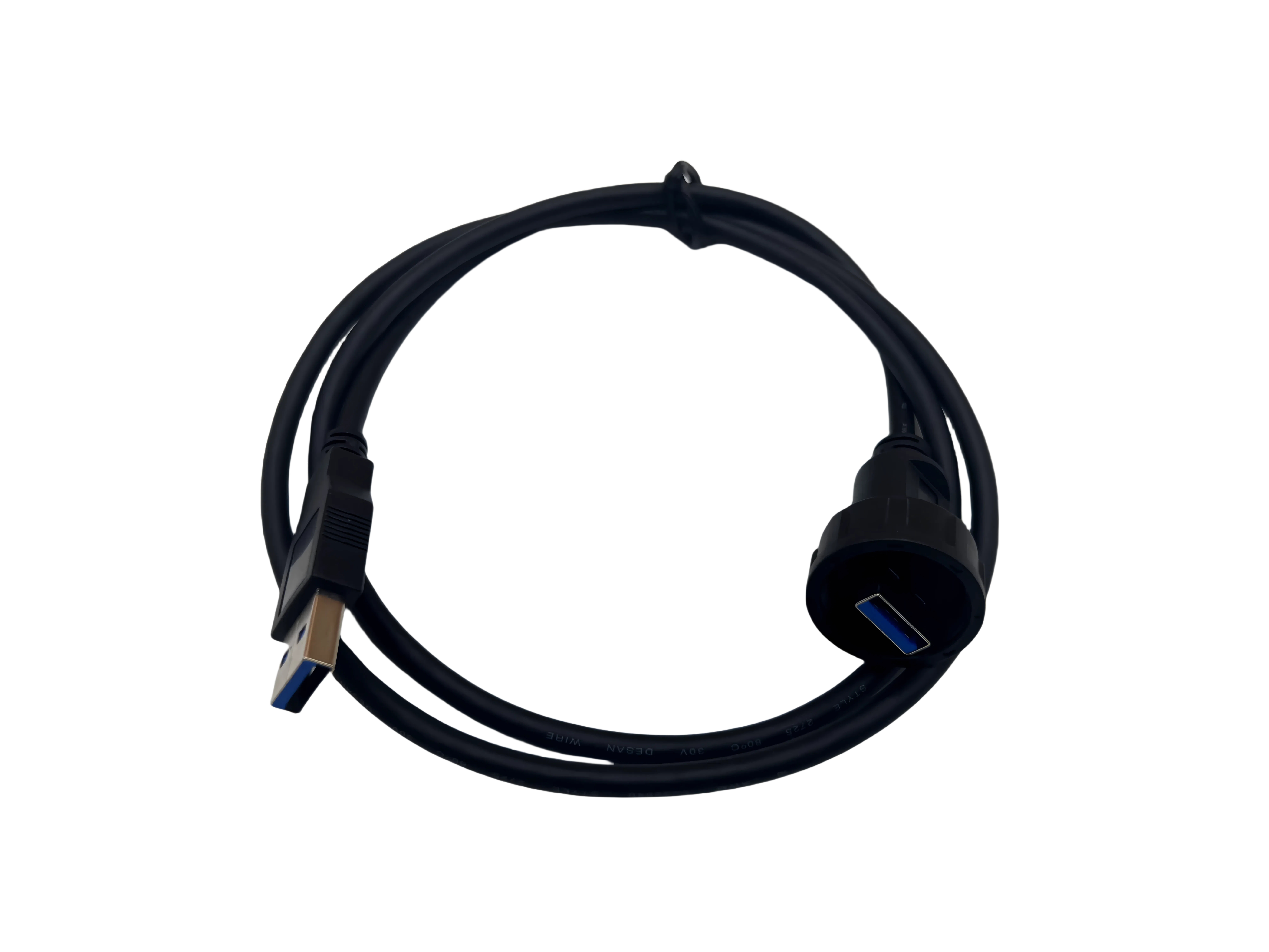 USB 3.0 Waterproof Panel Extension Cable