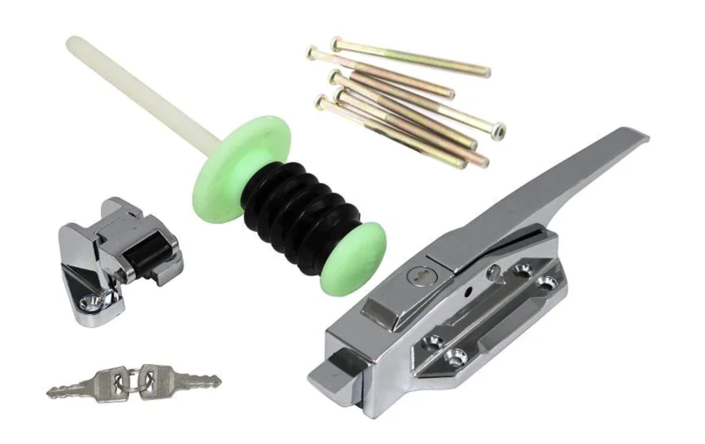 Coolroom Door Latch with Lock & Push Release